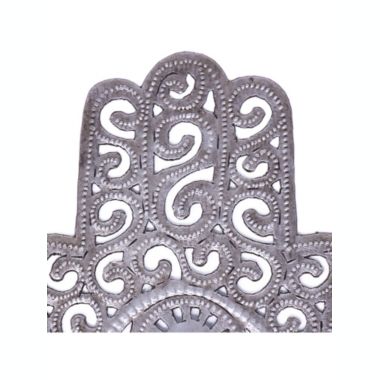 Global Crafts Hamsa Hand Haitian Metal Wall Art, Set of 2. View a larger version of this product image.