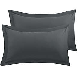 PiccoCasa Soft 1800 Series Microfiber No Zipper Pillow Covers Standard(20