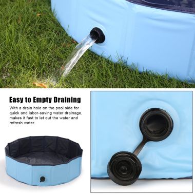 Ownpets 32in Bathing Bathtub Swimming Pools Foldable Collapsible Nonslip For Kid Pet Dog. View a larger version of this product image.
