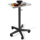 Alternate image 0 for Saloniture Aluminum Salon Instrument Tray, Heavy-Duty Metal Rolling Base