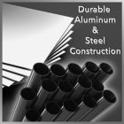 Alternate image 2 for Saloniture Aluminum Salon Instrument Tray, Heavy-Duty Metal Rolling Base