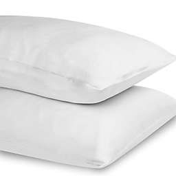 SHOPBEDDING Kimspun Silk Pillowcase for Hair and Skin, 19 Momme 100% Mulberry Silk Pillowcase Standard, White, with Envelope Style Closure