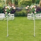 Alternate image 0 for Kitcheniva Wedding Square Arch Backdrop Metal Stand