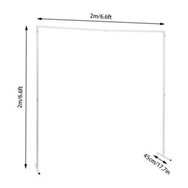 Kitcheniva Wedding Square Arch Backdrop Metal Stand. View a larger version of this product image.