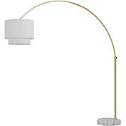AF Lighting Arched Floor Lamp w/ Fabric Shade
