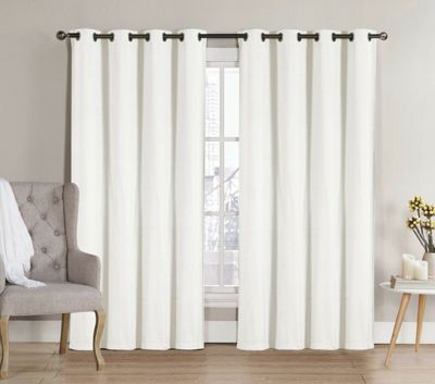 New Orleans Saints 2 Pack Lined Window Curtain Panel Drapes 63" 84" 95" 108"L 