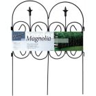 Alternate image 0 for Garden Zone Origin Point Magnolia Classic Decorative Steel Landscape Border Fence Section