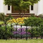 Alternate image 1 for Garden Zone Origin Point Magnolia Classic Decorative Steel Landscape Border Fence Section