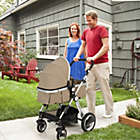 Alternate image 3 for Slickblue Folding Aluminum Baby Stroller Baby Jogger with Diaper Bag-Beige