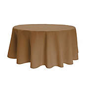 Fabric Textile Products, Inc. Round Tablecloth, 100% Polyester, 70" Round, Bronze