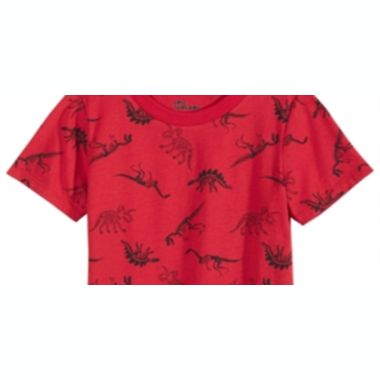 Epic Threads Little Boy's Tossed Dino T-Shirt Red Size 5. View a larger version of this product image.