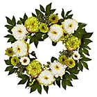 Alternate image 0 for Nearly Natural 24" Peony Mum Wreath