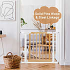 Alternate image 2 for Costway Extendable Safety Gate for Baby and Pet-Natural