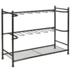 Alternate image 0 for mDesign Metal Boot Storage and Organizer Rack, Holds 6 Pairs