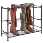 Alternate image 2 for mDesign Metal Boot Storage and Organizer Rack, Holds 6 Pairs