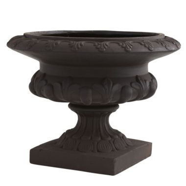 Nearly Natural Iron Color Finished Decorative Urn (Indoor/Outdoor). View a larger version of this product image.