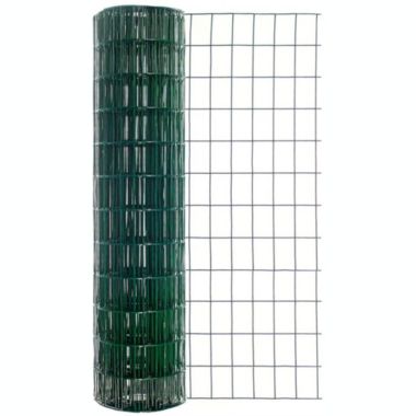 Garden Zone Origin Point Garden Zone 16-Gauge Green Vinyl Coated Garden Fence, 36" x 50'. View a larger version of this product image.