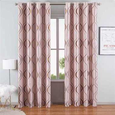 Dolce Mela Home Decorative Semi-Blackout curtain Panel, Warsaw. View a larger version of this product image.