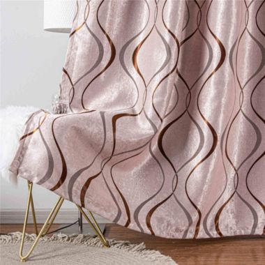 Dolce Mela Home Decorative Semi-Blackout curtain Panel, Warsaw. View a larger version of this product image.