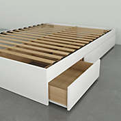 Nexera Nexera 373903 Twin Size Bed - Natural wood/White