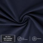 Alternate image 2 for PiccoCasa Stretch Sofa Slipcover, 1-Piece Spandex Soft Couch Sofa Cover for 3 Cushion Couch with 1 Throw Pillow Cover, 190 GSM Washable Furniture Covers for Dogs, L, Navy