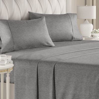 California King Sheet Set In Grey Bed, Size Of Cal King Bed Sheets