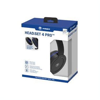 Snakebyte - PS4 Gaming Headset Pro On Ear Black/Blue. View a larger version of this product image.