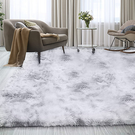 Umien Tie Dye Gy 5x7 Area Rug Fluffy For Living Room Bedroom And Nursery Plush Faux Fur Carpet Modern Home Decor Aesthetic Dark Grey - Home Decorators Faux Sheepskin Area Rugs