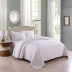 Alternate image 1 for MarCielo White Cotton Quilt Set Bedspread Coverlet B33