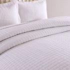 Alternate image 2 for MarCielo White Cotton Quilt Set Bedspread Coverlet B33