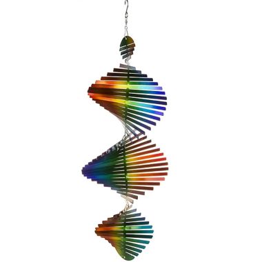 Rainbow Hanging Spinner Large Stainless Steel 20 Inch New. View a larger version of this product image.