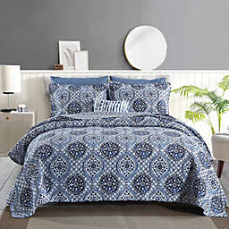 Infinity Merch 3 Pieces Quilt Set for Queen Size Bed