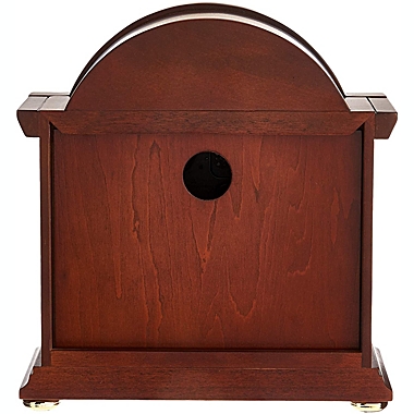 Seiko Sayo Wooden Chime Mantel Clock, Brown. View a larger version of this product image.