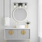 Alternate image 2 for Hooya Imp.& Exp.  3-Light Wall Sconce Modern Bathroom Vanity Light Fixtures