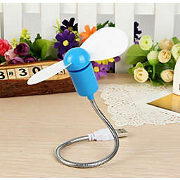 Kitcheniva Portable Flexible USB Mini Cooling Fan Cooler, Blue