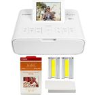 Alternate image 0 for Canon Selphy CP1300 Photo Printer White with Canon RP-108 Color Ink and Paper Set