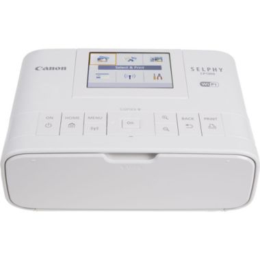 Canon Selphy CP1300 Photo Printer White with Canon RP-108 Color Ink and Paper Set. View a larger version of this product image.