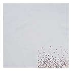 Alternate image 3 for Blue Panda 50 Pack Disposable Rose Gold Polka Dot Napkins for Confetti Birthday Party Supplies, Baby Shower (6.5 x 6.5 In)