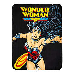 Blanket - DC Faux Fur, Wonder Woman Fight TWIN