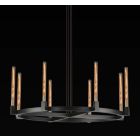 Alternate image 0 for Gallery Corsica Round Chandelier 48" Vintage Barn Metal Industrial Loft Rustic Lighting Great for Living Room, Dining Room, Foyer and Entryway