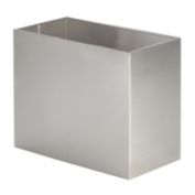 mDesign Steel Toilet Paper 4-Roll Bathroom Storage Organizer Bin