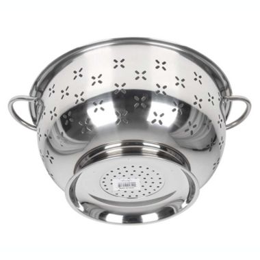 Lindy's 13 Qt Home Stainless Steel Colander with Handles for Straining, Steaming, Draining and Rinsing. View a larger version of this product image.