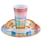 Alternate image 1 for Laurie Gates California Designs Casablanca 12 Piece Melamine Dinnerware Set in Multi