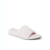 Dearfoams Womens Beatrice MFT Slide with Quilted Vamp MF