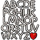 Alternate image 0 for Bright Creations Iron On Letters for Clothing, A-Z Sequin Embroidery Patches for Jackets & Denim (3.7 x 3 In, 27 Pieces)
