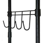 Alternate image 3 for Oceanstar Design Group Oceanstar Garment Rack with Adjustable Shelves with Hooks, Black