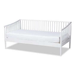 Baxton Studio Renata Classic And Traditional White Finished Wood Twin Size Spindle Daybed - White