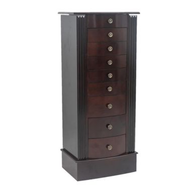 UBesGoo 7 Drawers Wooden Jewelry Cabinet Chest Storage Organizer Armoire. View a larger version of this product image.
