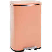 Kitcheniva 13 Gallon Trash Can With Lid Step Trash Bin, Pink