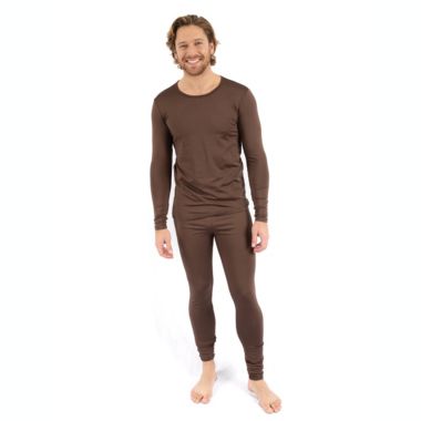 Leveret Men's Two Piece Thermal Pajamas. View a larger version of this product image.